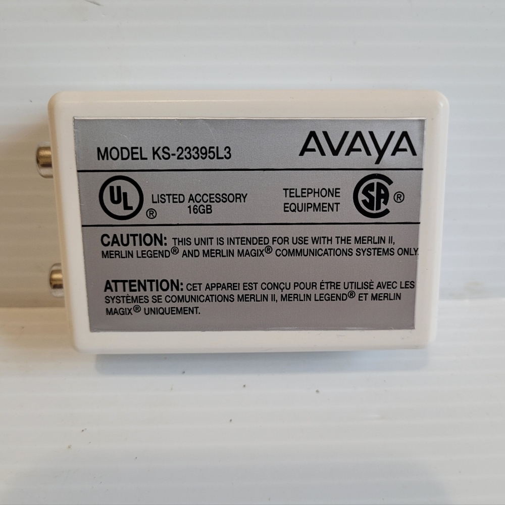 AT&T / Avaya / Lucent KS-23395L3 Music-On-Hold Adapter.